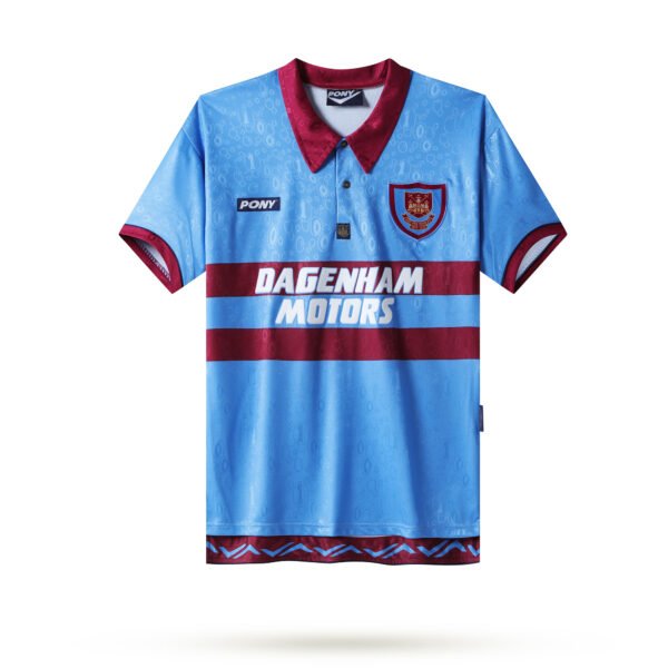 1995-1997 West Ham United Away retro football jersey