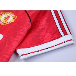 1990-92 Manchester United Home retro football jersey
