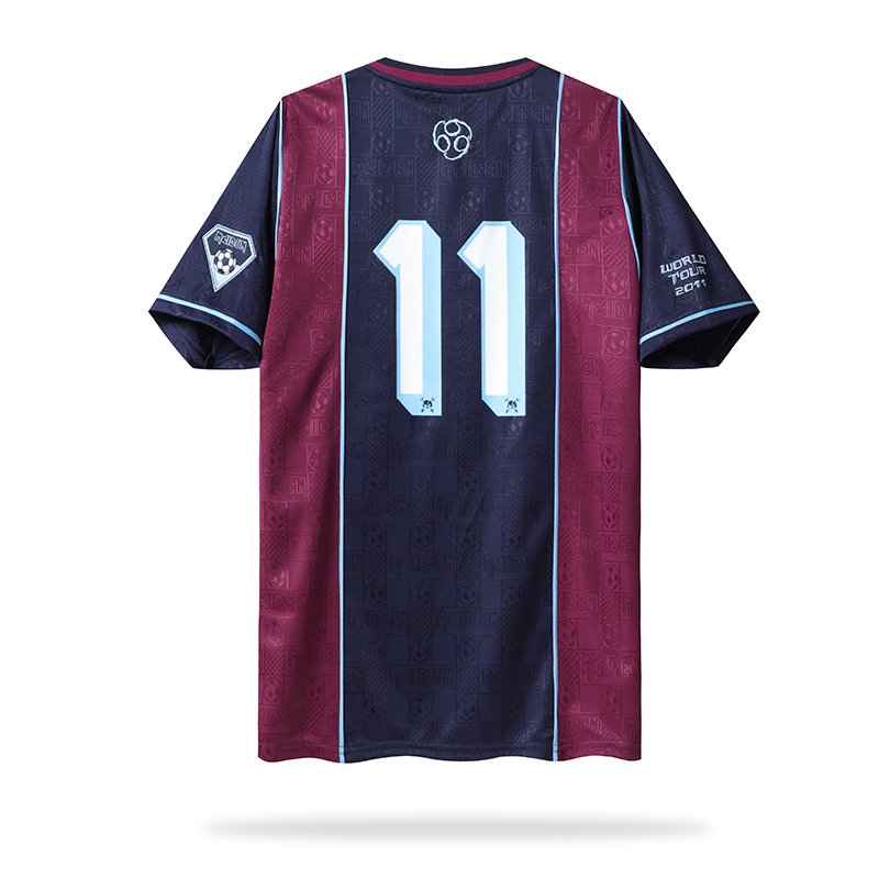 2011 Iron Maiden Home retro football jersey