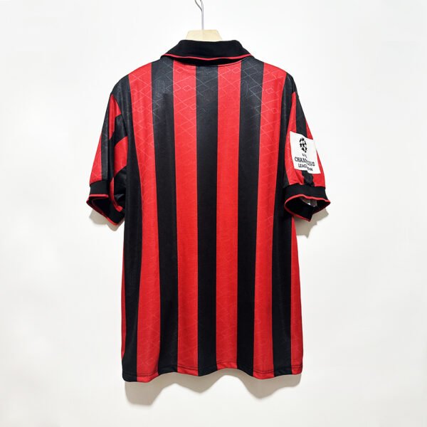 1993-94 AC Milan Champions League Semifinals retro football jersey