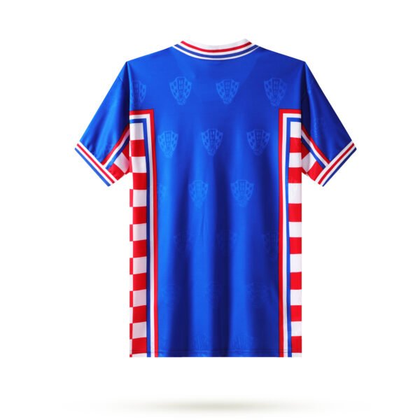 1998 Croatia Away retro football jersey