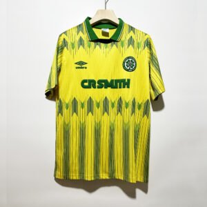 1989-91 Celtic F.C. Away retro football jersey