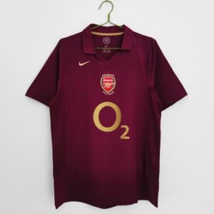 Arsenal home kit 2005/06 retro shirt retro football jersey