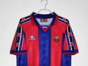 Barcelona 1995/97 Home Retro Jersey Ronaldo #9 - Image 4