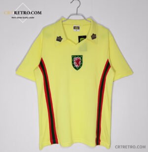 1976/79 Wales away vintage football shirts