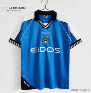 Vintage football shirts for Manchester City during the 1999/01 season