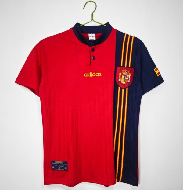 1996 season Spain home football shirt