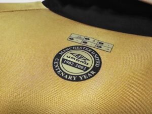 2001/02 Manchester United Reversible Centenary Edition vintage football shirt S-2XL - Imagen 13