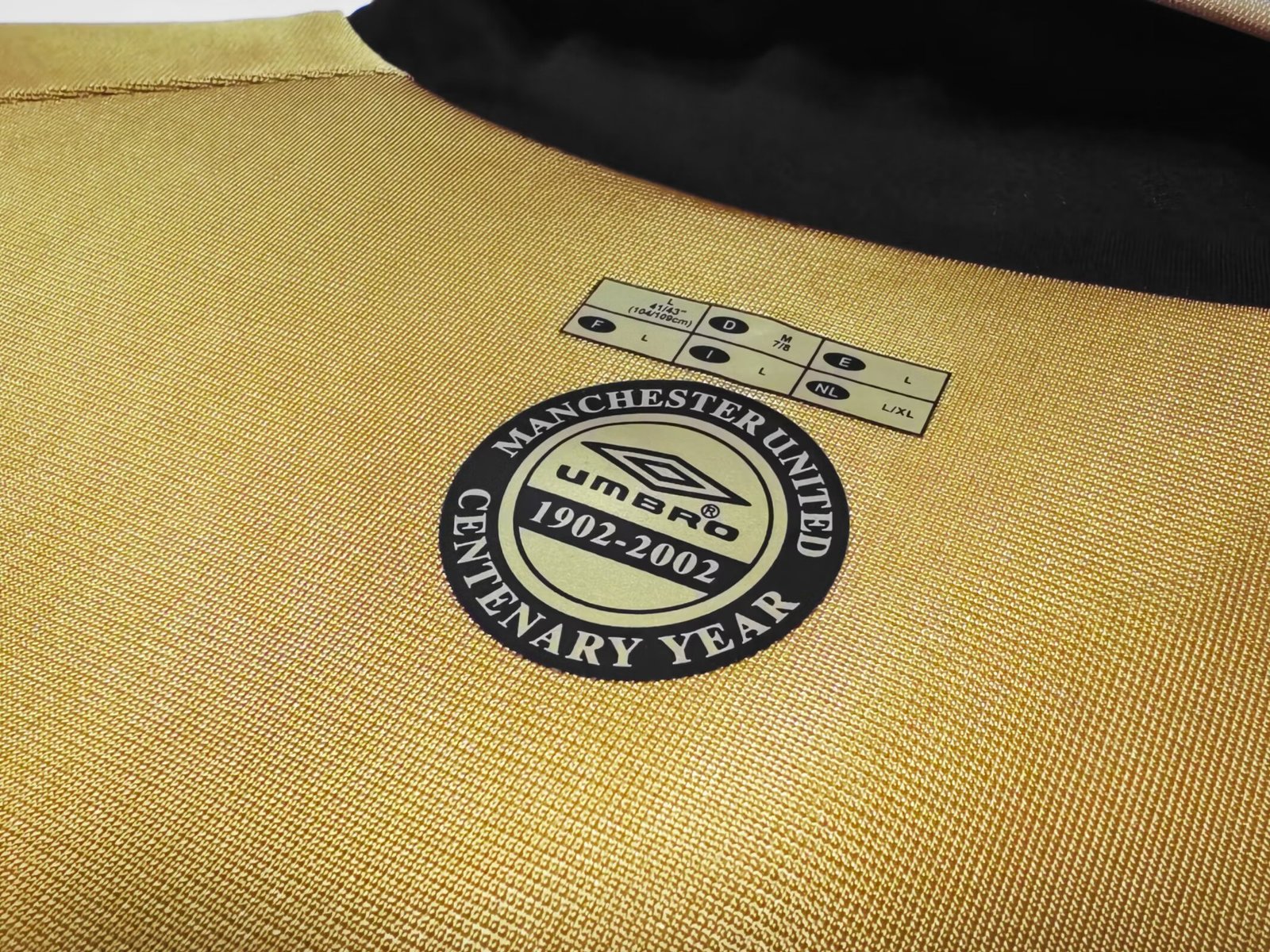 2001/02 Manchester United Reversible Centenary Edition vintage football shirt S-2XL - immagine 13