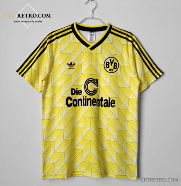 1988 season Dortmund home vintage football shirt