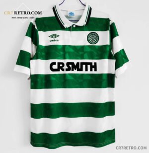 1989/91 Celtic home vintage football shirt