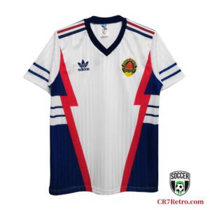 1990 Yugoslavia Away Football Jersey – Classic retro football shirt featuring the iconic design of the Yugoslavia national team.