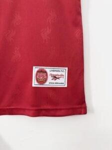 1996 Liverpool Soccer Jersey – Official Liverpool FC retro shirt, celebrating the club’s rich history from the 1990s, perfect for fans and collectors.