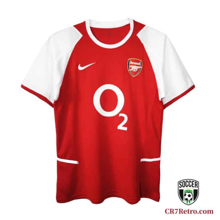 2002/04 Arsenal Home Henry #14 Classic Retro Jersey – Henry Arsenal classic shirt, perfect for fan collections and wearing, a tribute to Arsenal’s peak moments.