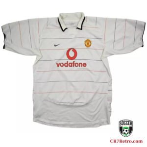 2003-05 Manchester United Ronaldo jersey, classic red Man Utd shirt featuring Cristiano Ronaldo’s debut-era design.
