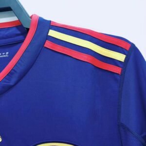 2010 Spain Away PUYOL #5 Retro Jersey – Official Spain national team classic design, commemorating the 2010 World Cup victory, perfect for football fans and collectors.