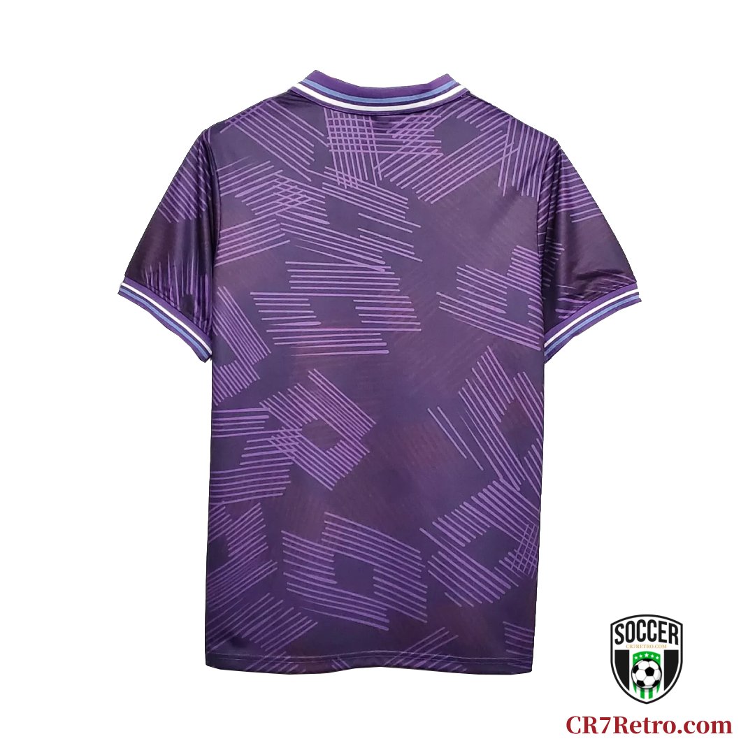 AC Fiorentina 1992/93 retro football jersey, vintage Fiorentina shirt with purple design