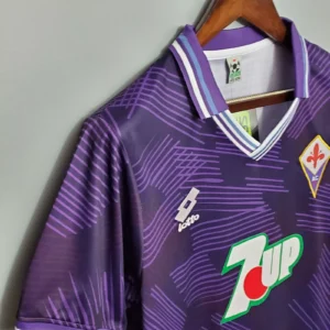 AC Fiorentina 1992/93 retro football jersey, vintage Fiorentina shirt with purple design