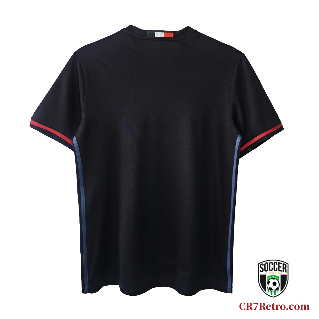 2016/17 AC Milan Home Retro Football Jersey – Classic red and black striped kit with vintage club detailing.