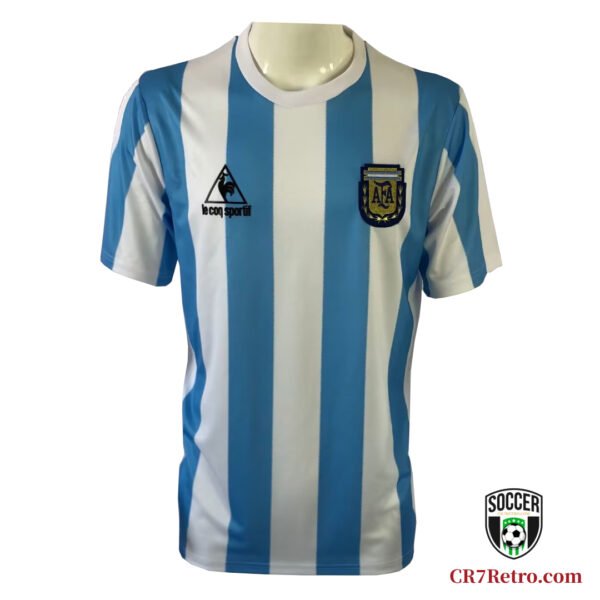 Argentina 1986 Maradona Jersey Official Reissue Mexico World Cup