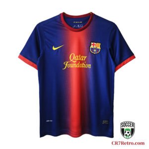 Barcelona 2012/13 Messi jersey, classic Barça home shirt featuring Lionel Messi’s iconic #10