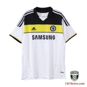 2011/12 Chelsea Away Retro Jersey - Classic Blue and Yellow Design, Must-Have for Chelsea Fans
