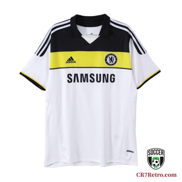 2011/12 Chelsea Away Retro Jersey - Classic Blue and Yellow Design, Must-Have for Chelsea Fans