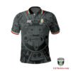 Mexico Black Retro Jersey 1998 - Front View | Classic Mexican Soccer Shirt