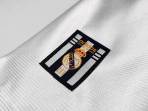 Back View of Real Madrid 2000 Home Jersey - Vintage Football Shirt