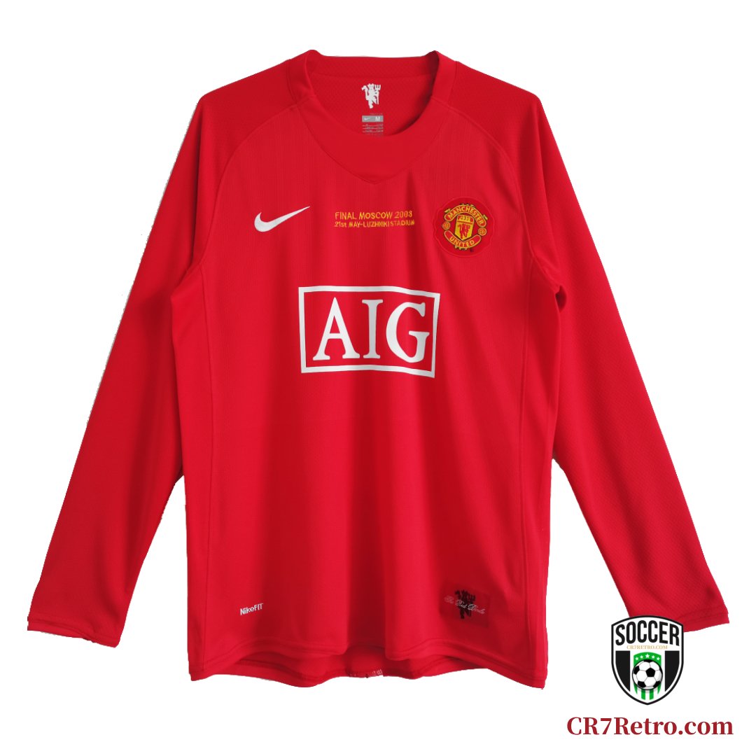 Ronaldo #7 Man U Retro 07/08 Jersey – Manchester United Home Kit