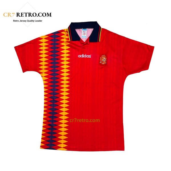 1994 Spain Home Retro Jersey – Classic Vintage Football Shirt