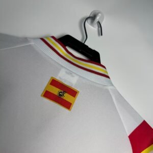 Spain 1996 away white jersey replica