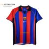 2001/02 Barcelona Home Retro Jersey front view, vintage football shirt