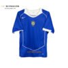 2004 Brazil Away Retro Jersey, vintage football shirt for collectors and fans
