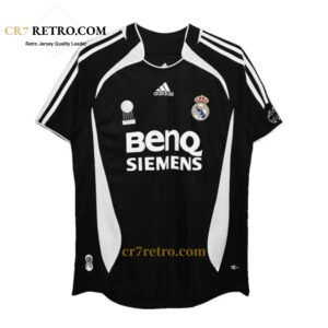 2006/07 Real Madrid third retro jersey classic black kit