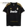 2011/12 Real Madrid away retro jersey in black with gold details – vintage football shirt