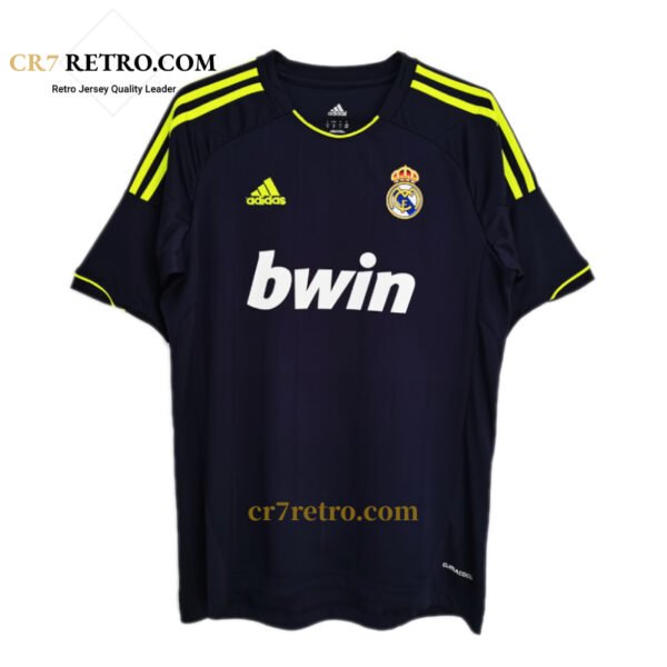 2012/13 Real Madrid away retro jersey classic black football shirt