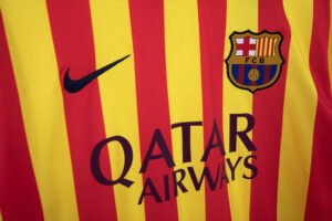 2013/14 Barcelona yellow away shirt replica