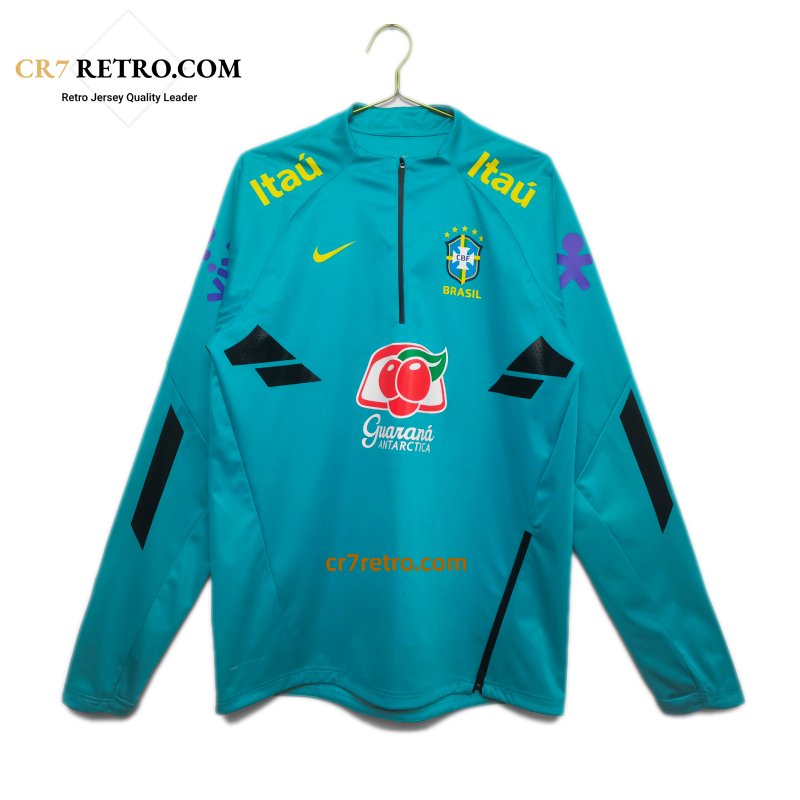 2022/23 Brazilian Lake Blue Sweatshirt showcasing comfort and style.
