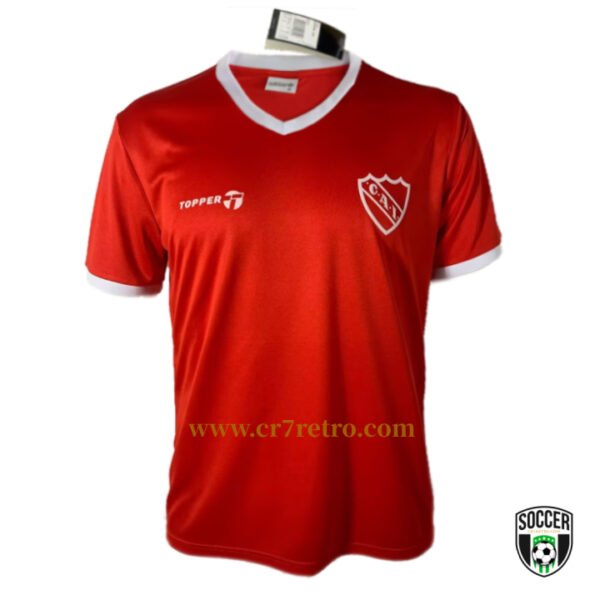 California Independiente 1982-1985 retro home football jersey