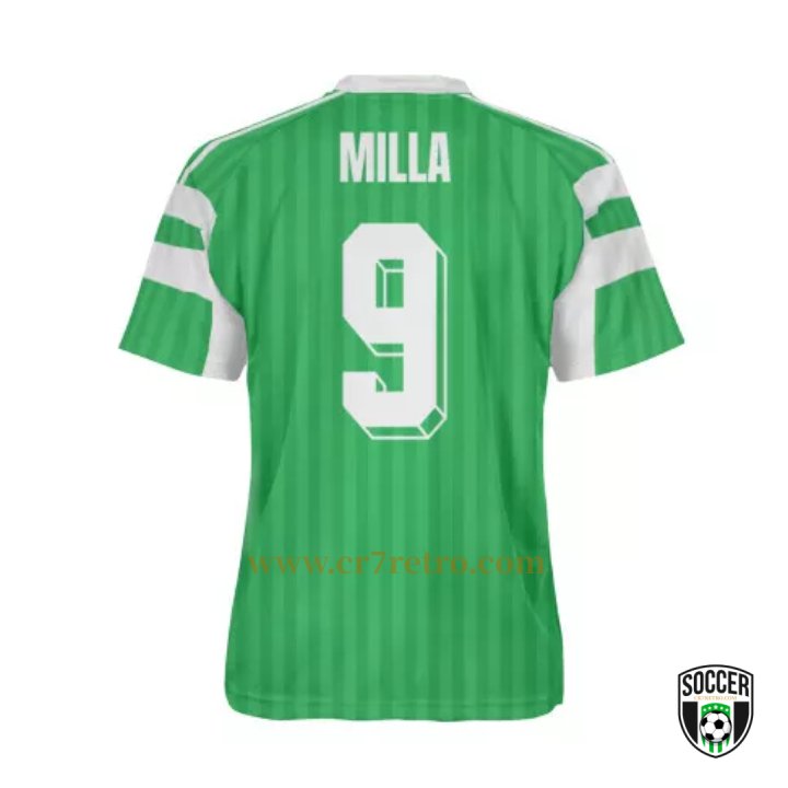 Cameroon 1990 home replica Milla #9