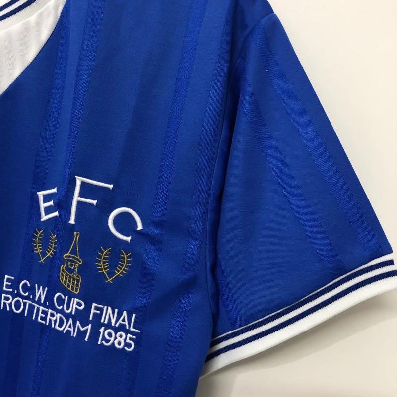 1985 Everton European Cup Winners Cup Shirt Copy
