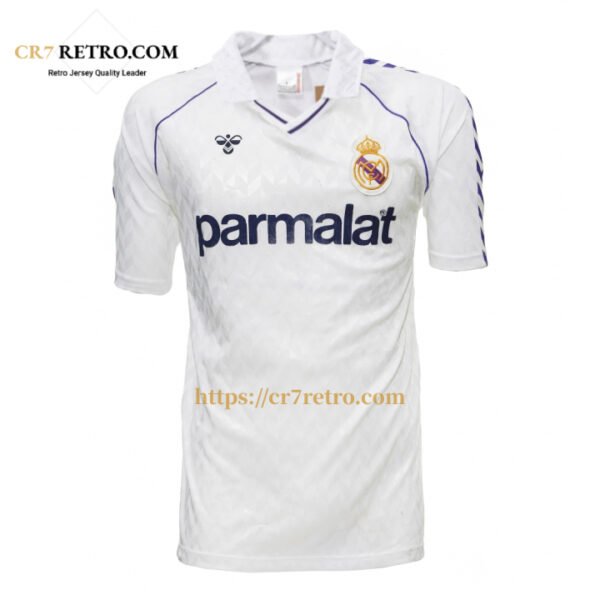 Real Madrid 1986/87 Home Retro Jersey