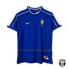 1998 Ronaldo #9 Brazil vintage World Cup away football jersey – retro replica shirt