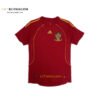 2008 Spain Euro Cup Home Retro Jersey – Official vintage football shirt celebrating Spain's historic victory