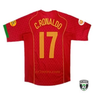 Ronaldo 2004 Portugal Euro Jersey