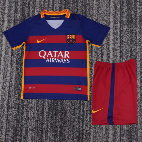 Kids Retro Barcelona Home Jersey 2015/16