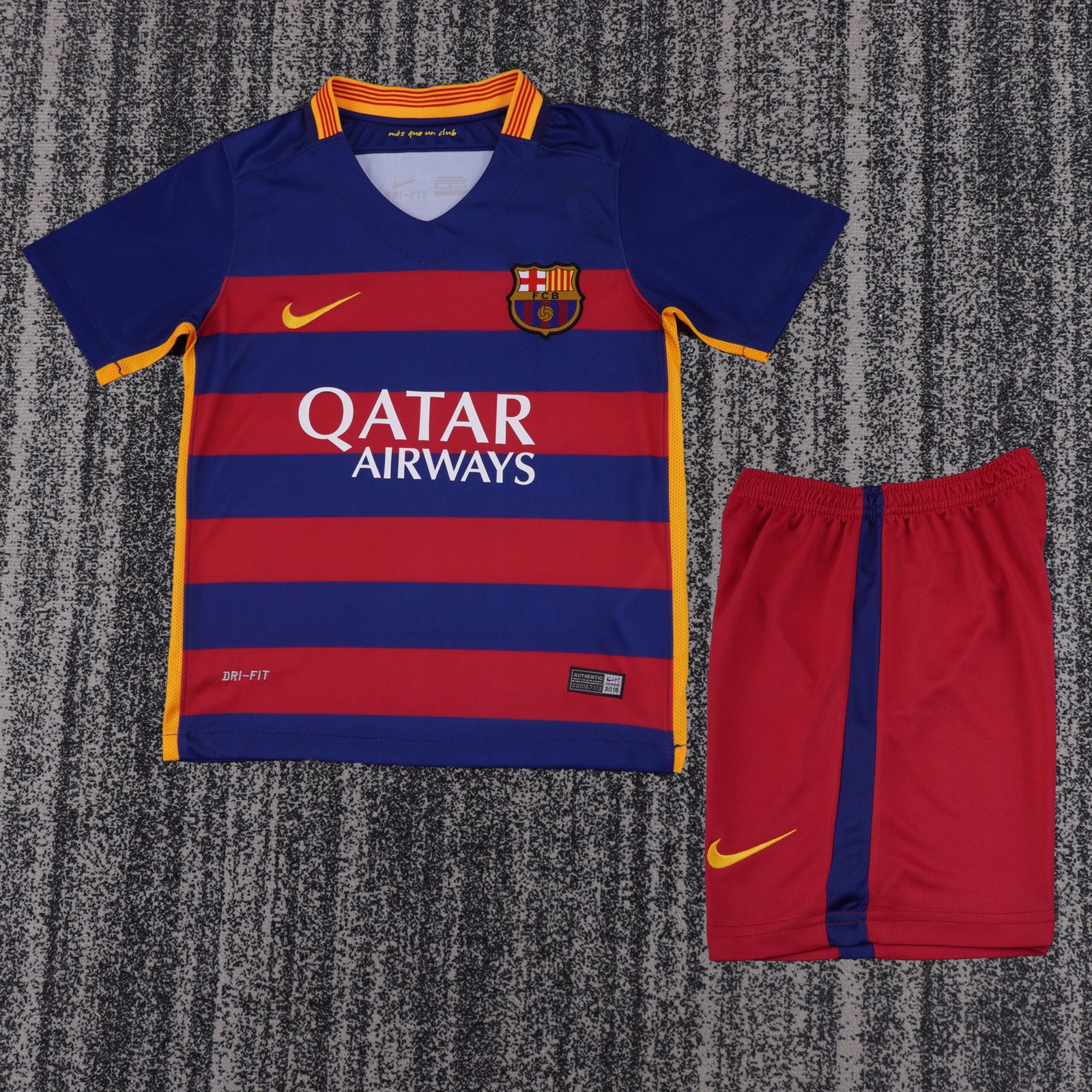Kids Retro Barcelona Home Jersey 2015/16