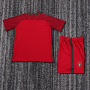 Kids Retro Portugal Home Jersey 2016
