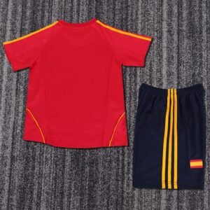 Kids Retro Spain Home Jersey 2008